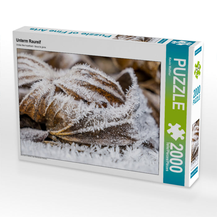 Sous le givre - Puzzle photo CALVENDO 