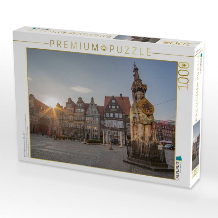 Ehrwürdige Innenstadt im Abendlicht - CALVENDO Foto-Puzzle'