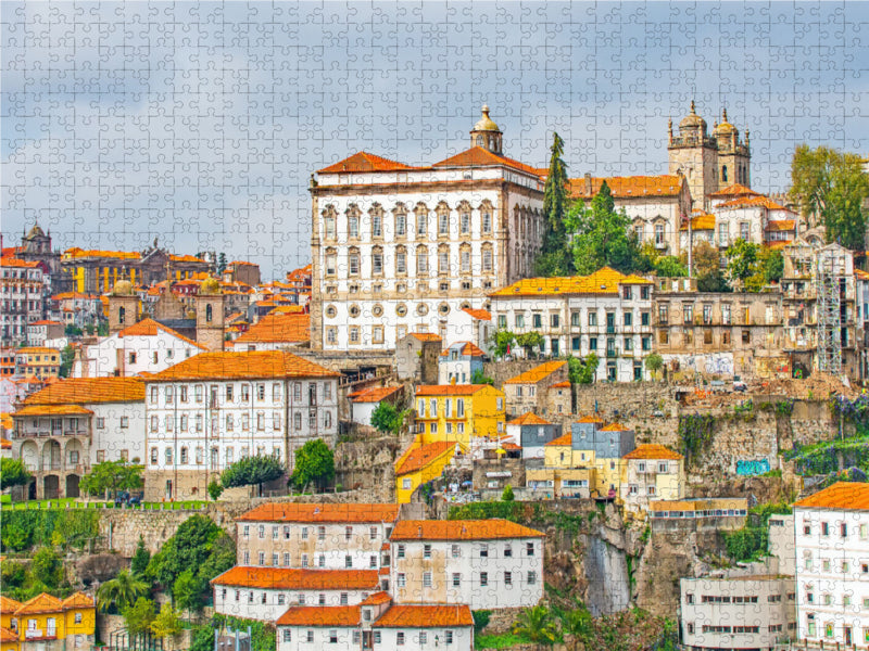 Blick auf die Stadt Porto 1000 Teile Puzzle quer - CALVENDO Foto-Puzzle'