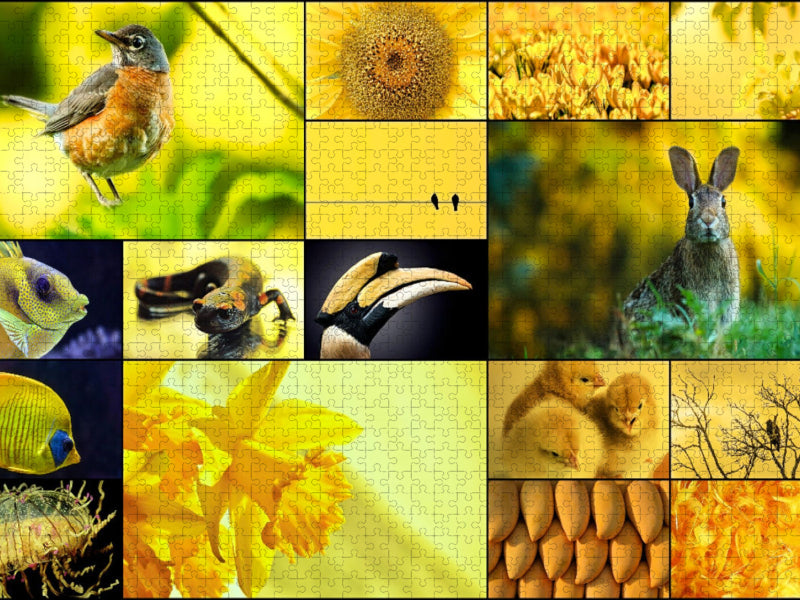 Yellow Inspiration - CALVENDO Foto-Puzzle'