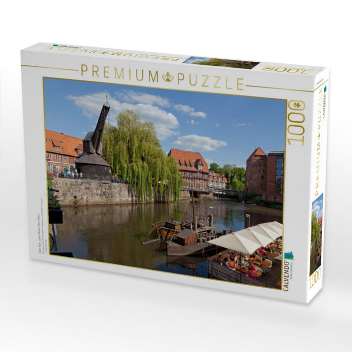 Alter Kran, Lüner Mühle, Alter Hafen - CALVENDO Foto-Puzzle'