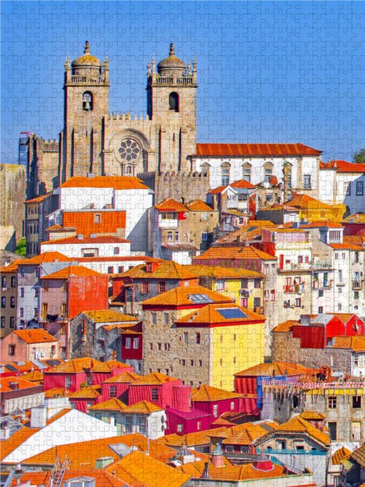 Porto  Portugal 1000 Teile Puzzle hoch - CALVENDO Foto-Puzzle'