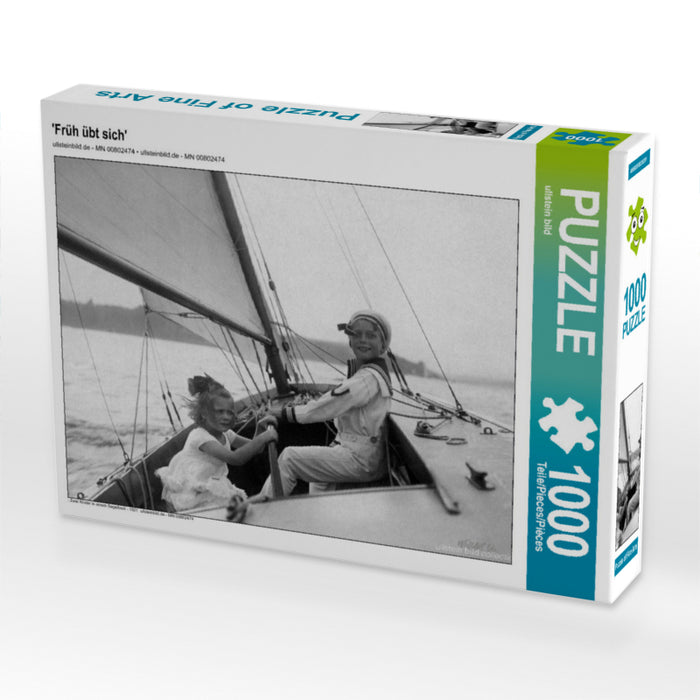 'Pratique précoce' - Puzzle photo CALVENDO 