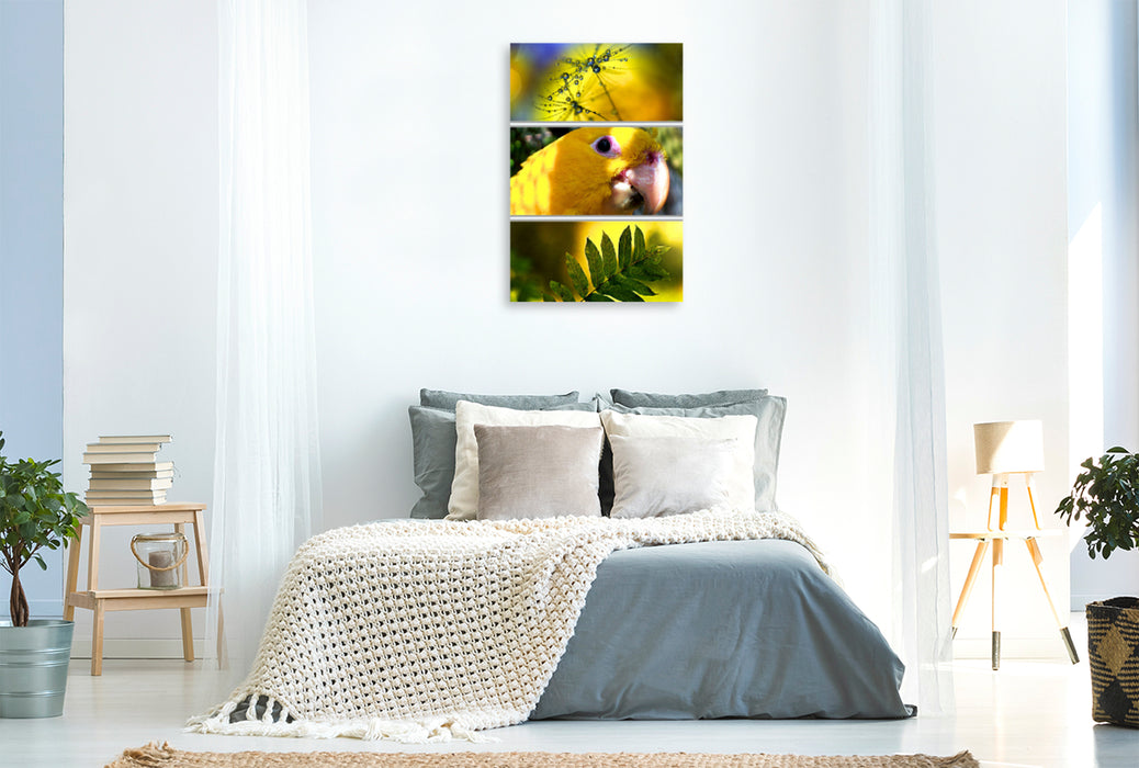 Premium Textil-Leinwand Premium Textil-Leinwand 80 cm x 120 cm  hoch Yellow Inspiration