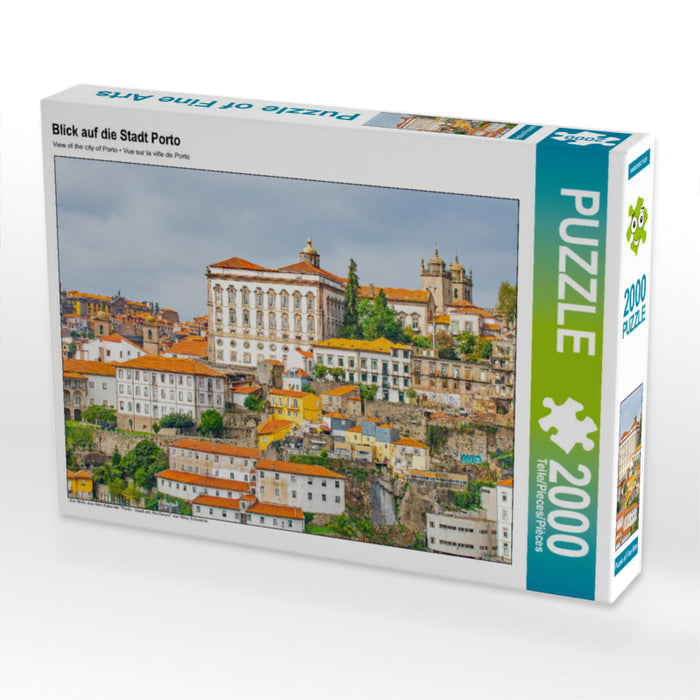 Blick auf die Stadt Porto 2000 Teile Puzzle quer - CALVENDO Foto-Puzzle'