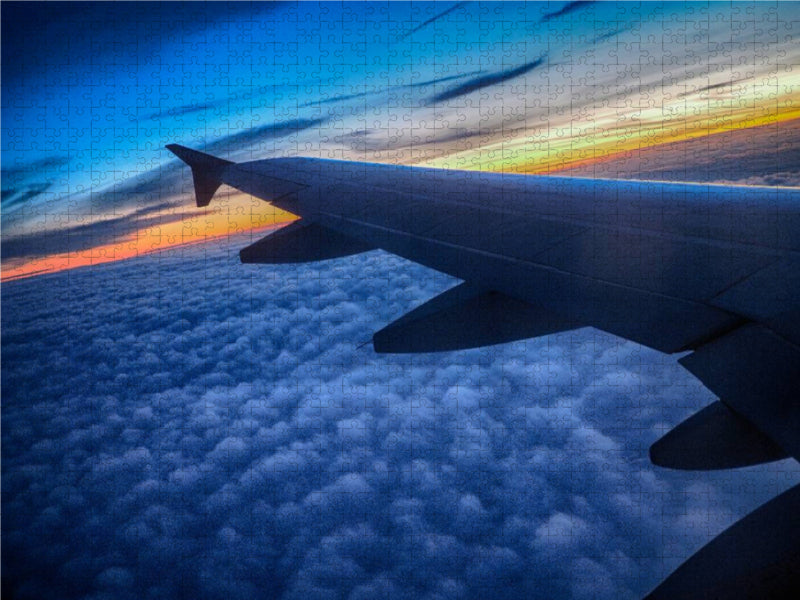 Über den Wolken 2000 Teile Puzzle quer - CALVENDO Foto-Puzzle'