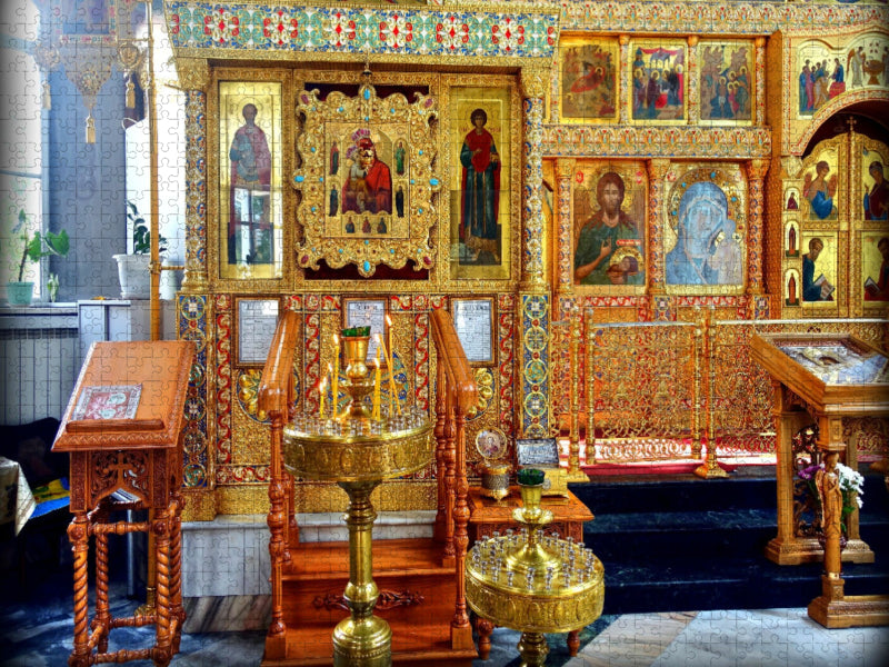 Ikonostase der Tatiana-Kathedrale - CALVENDO Foto-Puzzle'