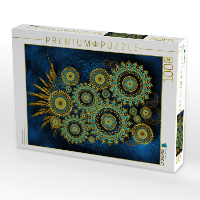 Metallic Kaleidoscopes - CALVENDO Foto-Puzzle'