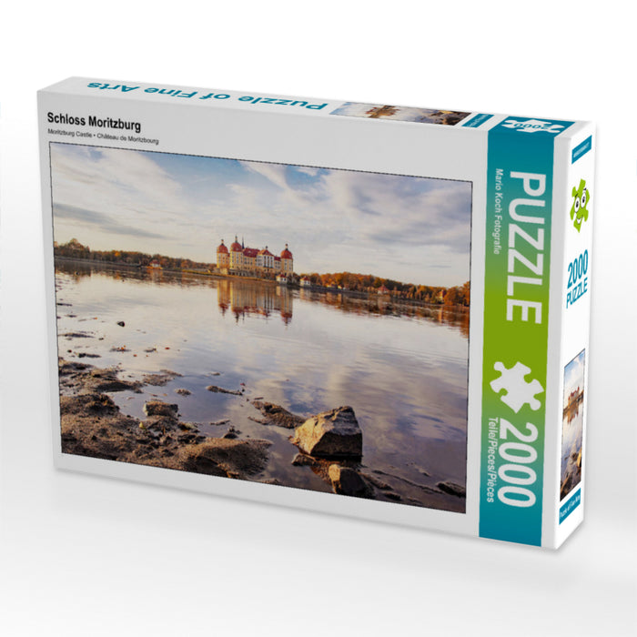Schloss Moritzburg 2000 Teile Puzzle quer - CALVENDO Foto-Puzzle'
