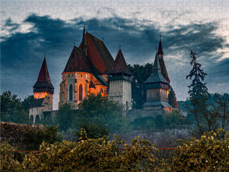 Birthälm fortified church - CALVENDO photo puzzle 