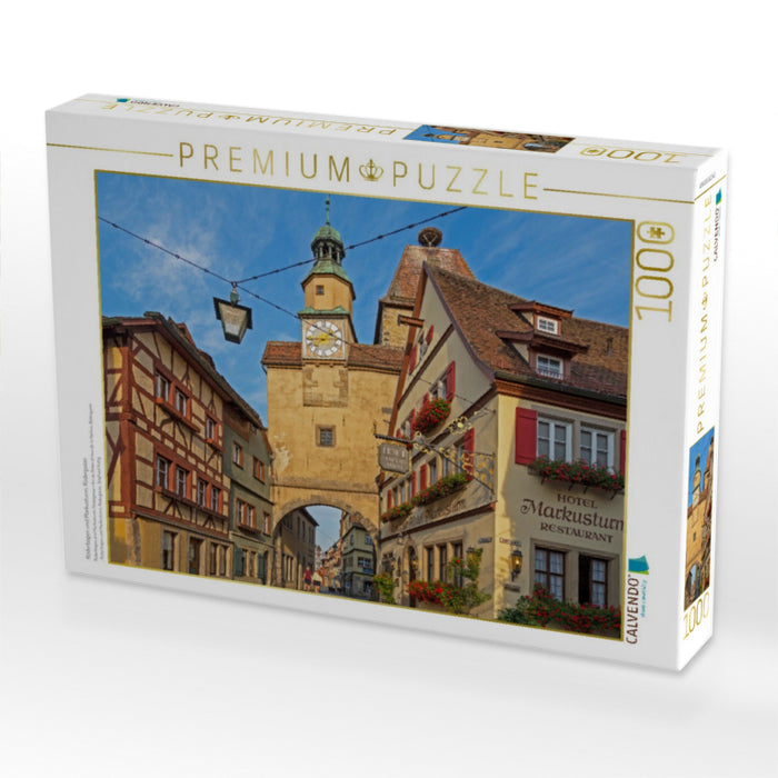 Röderbogen und Markusturm, Rödergasse - CALVENDO Foto-Puzzle'