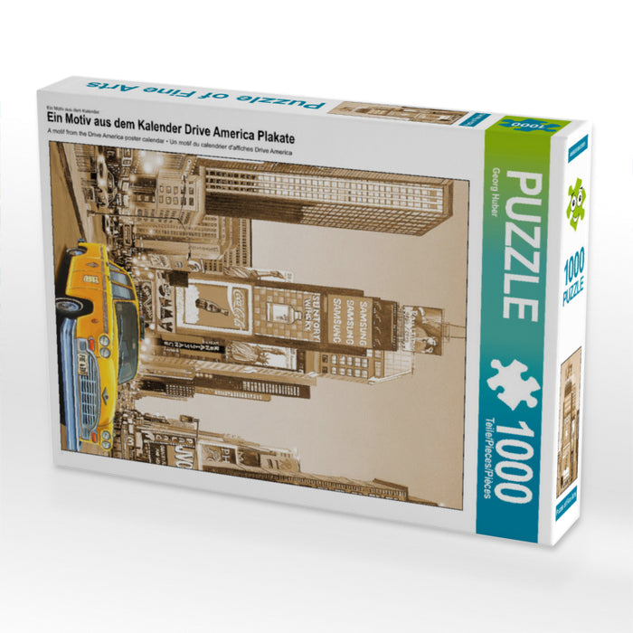 Ein Motiv aus dem Kalender Drive America Plakate 1000 Teile Puzzle hoch - CALVENDO Foto-Puzzle'
