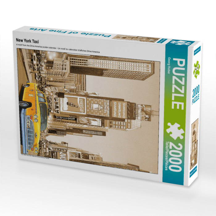 New York Taxi 2000 Teile Puzzle hoch - CALVENDO Foto-Puzzle'