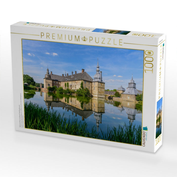 Wasserschloss Lembeck, Recklinghausen - CALVENDO Foto-Puzzle'