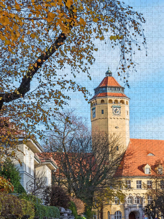 Oskar-von-Miller-Gymnasium, Schwabing - CALVENDO Foto-Puzzle'