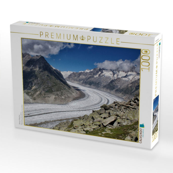 Aletsch-Gletscher - CALVENDO Foto-Puzzle'