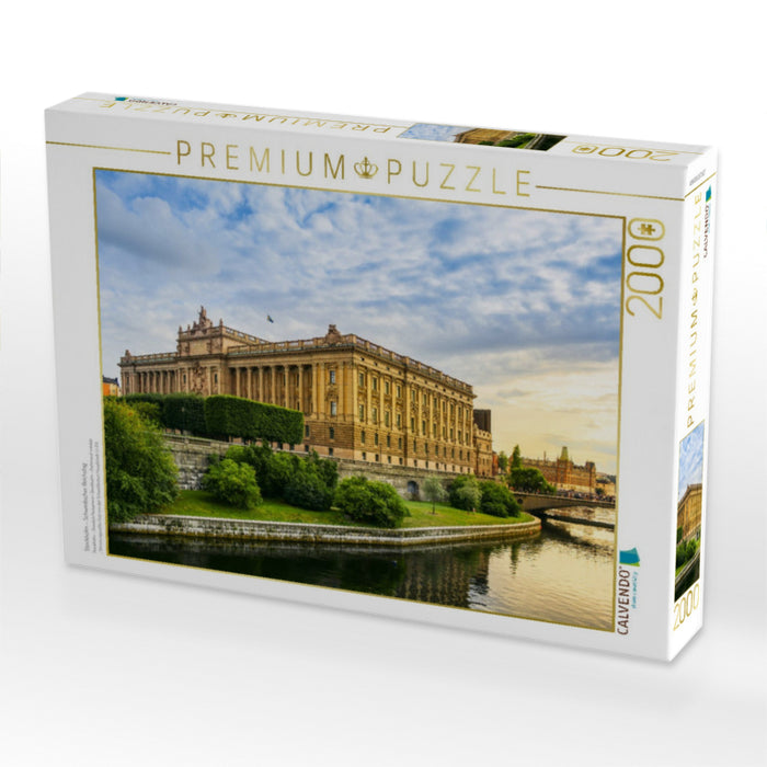 Stockholm – Schwedischer Reichstag - CALVENDO Foto-Puzzle'