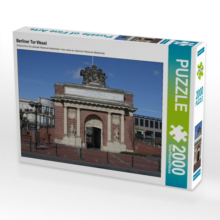 Berliner Tor Wesel 2000 Teile Puzzle quer - CALVENDO Foto-Puzzle'