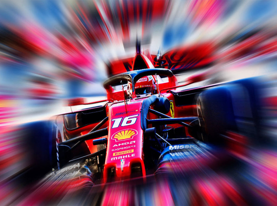 Charles Leclerc aus dem Fürstentum Monaco ist bei der Scuderia Ferrari unter Vertrag. Leclerc ist erst der dritte Monegasse in der Formel 1 2000 Teile Puzzle quer - CALVENDO Foto-Puzzle'