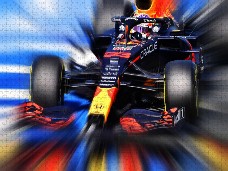 Max Verstappen - Puzzle photo CALVENDO 