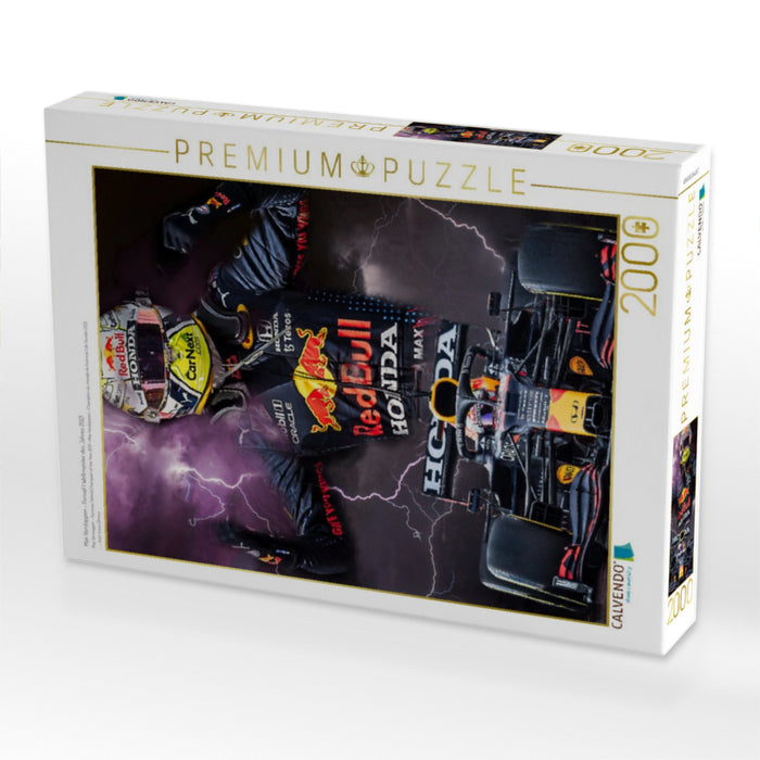 Max Verstappen - Formel 1 Weltmeister des Jahres 2021 - CALVENDO Foto-Puzzle'