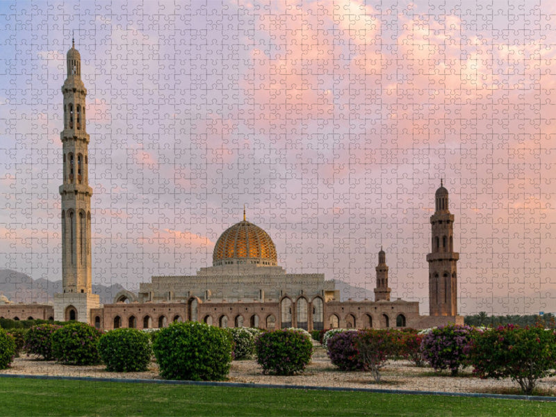 Great Sultan Quabus Mosque in Muscat - CALVENDO photo puzzle 