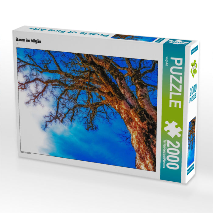 Baum im Allgäu 2000 Teile Puzzle quer - CALVENDO Foto-Puzzle'
