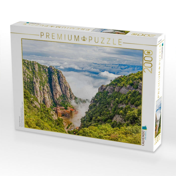Kloster Montserrat - CALVENDO Foto-Puzzle'