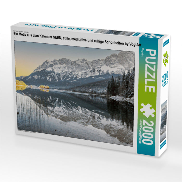 Ein Motiv aus dem Kalender SEEN, stille, meditative und ruhige Schönheiten by VogtArt 2000 Teile Puzzle quer - CALVENDO Foto-Puzzle'