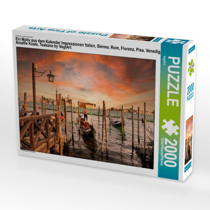 Ein Motiv aus dem Kalender Impressionen Italien, Sienna, Rom, Florenz, Pisa, Venedig, Amalfie Küste, Toskana by VogtArt 2000 Teile Puzzle quer - CALVENDO Foto-Puzzle'