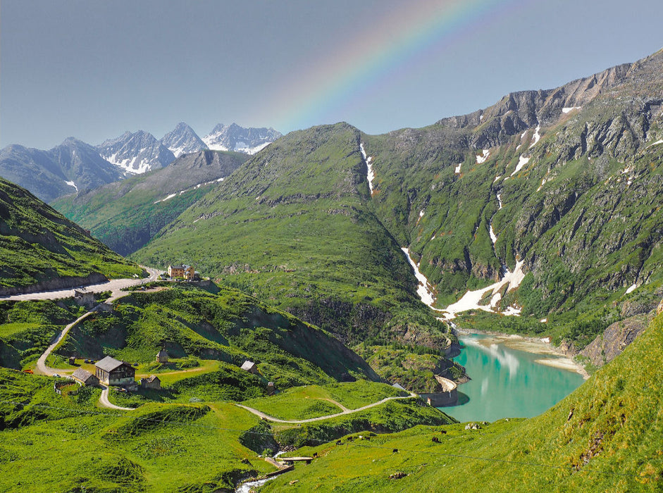 Blick auf den Stausee Margaritze 2000 Teile Puzzle quer - CALVENDO Foto-Puzzle'