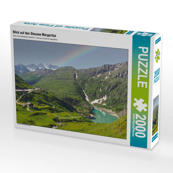 Blick auf den Stausee Margaritze 2000 Teile Puzzle quer - CALVENDO Foto-Puzzle'