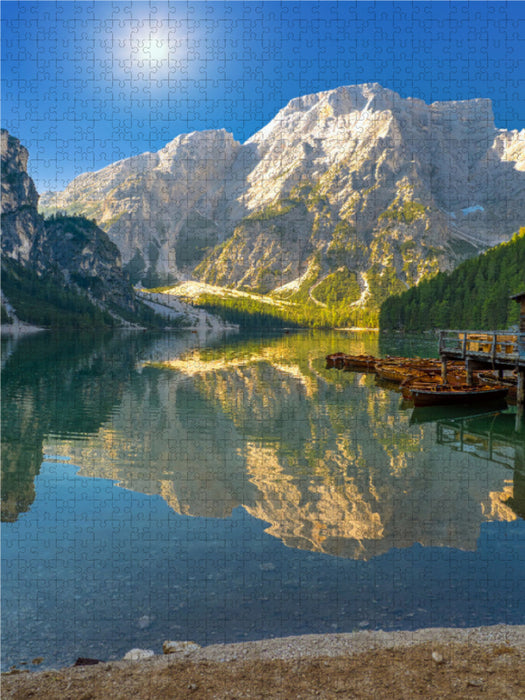 Pragster Wildsee 2000 Teile Puzzle hoch - CALVENDO Foto-Puzzle'