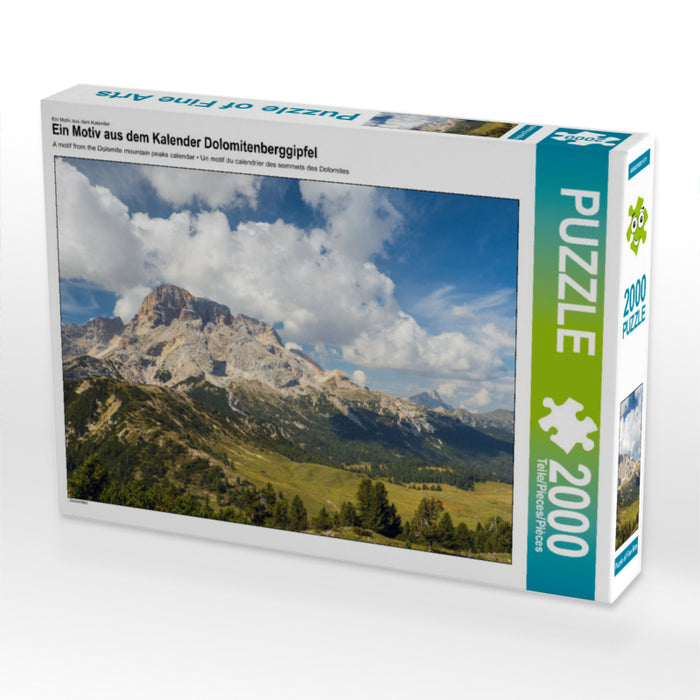 Sommets des Dolomites - Puzzle photo CALVENDO 