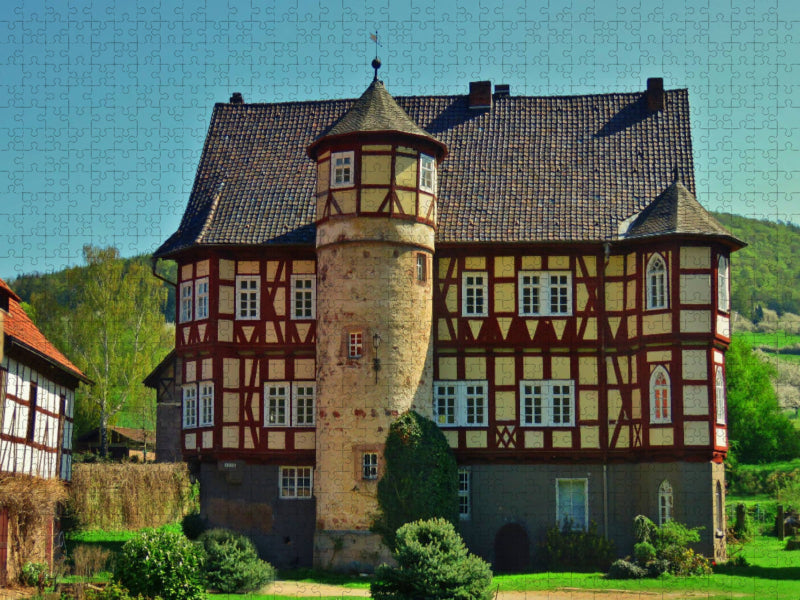 Rittergut Werleshausen - CALVENDO Foto-Puzzle'