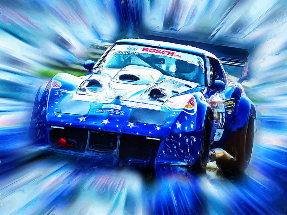 Monster-Corvette - Digital Art - CALVENDO Foto-Puzzle'