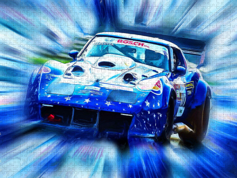 Monster-Corvette - Digital Art - CALVENDO Foto-Puzzle'