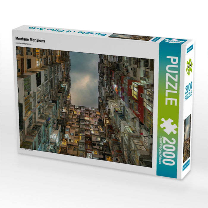 Montane Mansions 2000 Teile Puzzle quer - CALVENDO Foto-Puzzle'