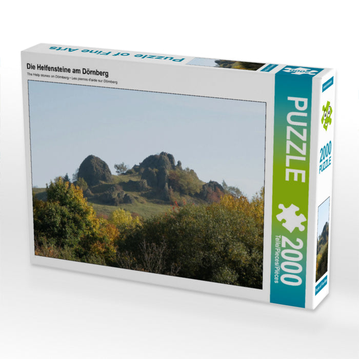 Die Helfensteine am Dörnberg 2000 Teile Puzzle quer - CALVENDO Foto-Puzzle'