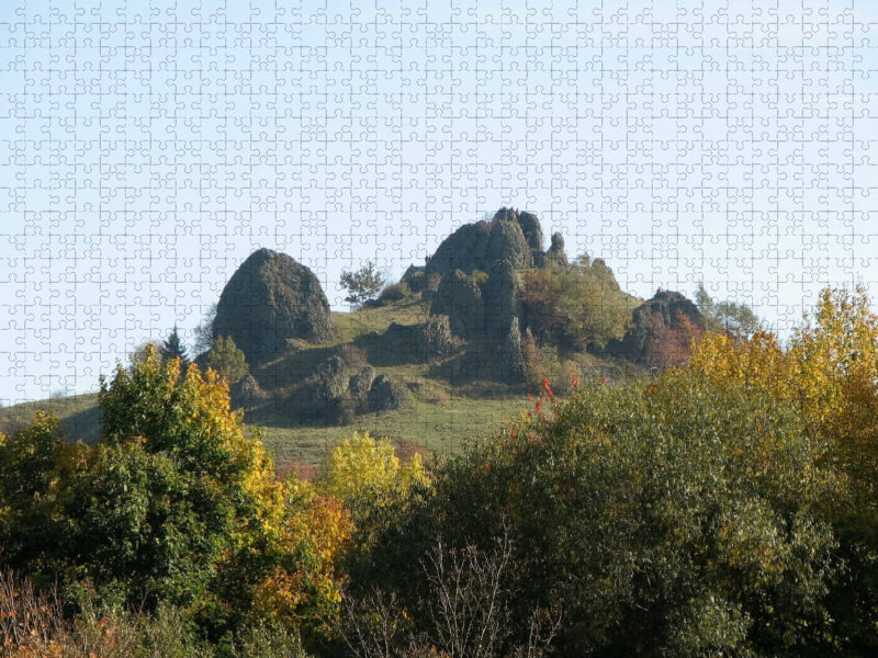 Die Helfensteine am Dörnberg 2000 Teile Puzzle quer - CALVENDO Foto-Puzzle'