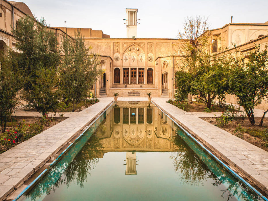 Traditioneller Innenhof in Kashan - CALVENDO Foto-Puzzle'