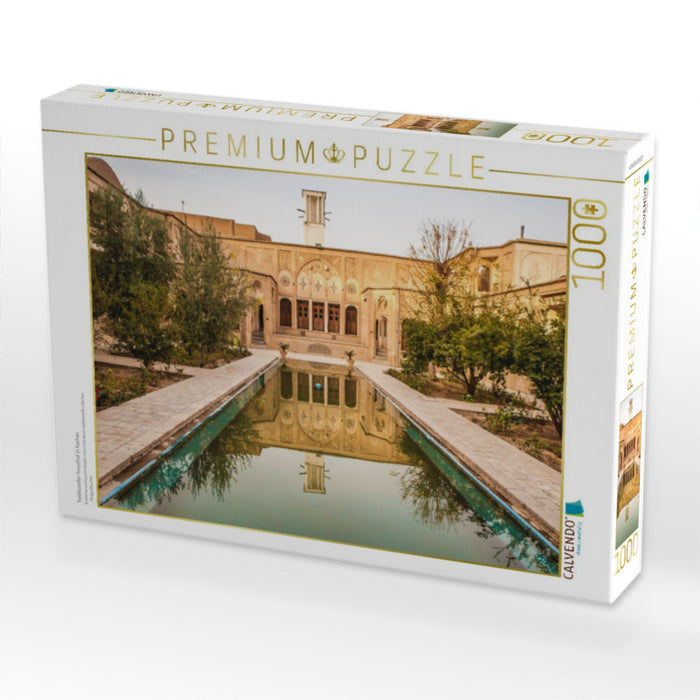 Traditioneller Innenhof in Kashan - CALVENDO Foto-Puzzle'