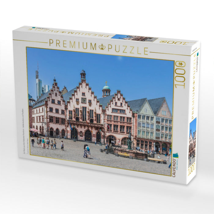 Ein Motiv aus dem Kalender Frankfurt - Wolkenkratzer und Tradition - CALVENDO Foto-Puzzle'