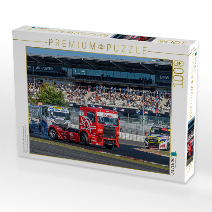 Der Favorit setzt sich durch und gewinnt - CALVENDO Foto-Puzzle'