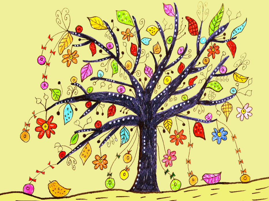Fantasiebaum - CALVENDO Foto-Puzzle'