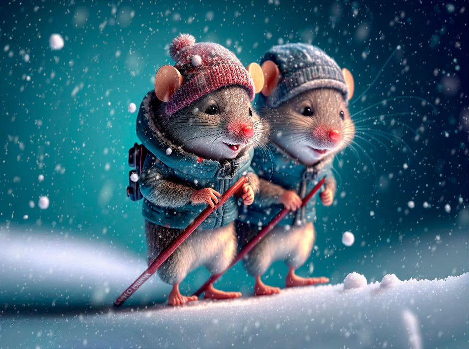 Schnee macht Spaß - CALVENDO Foto-Puzzle'