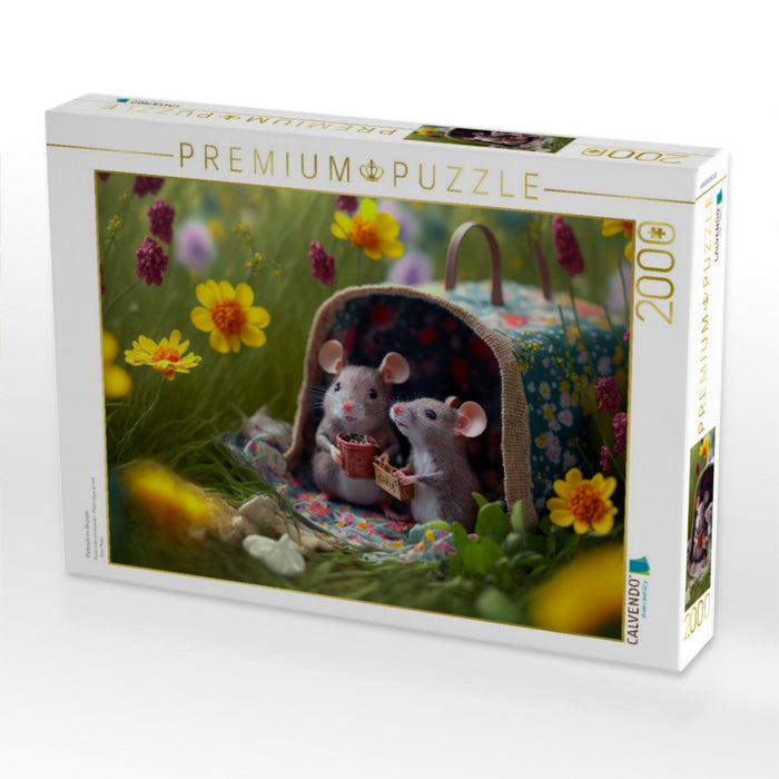 Picknick im Grünen - CALVENDO Foto-Puzzle'