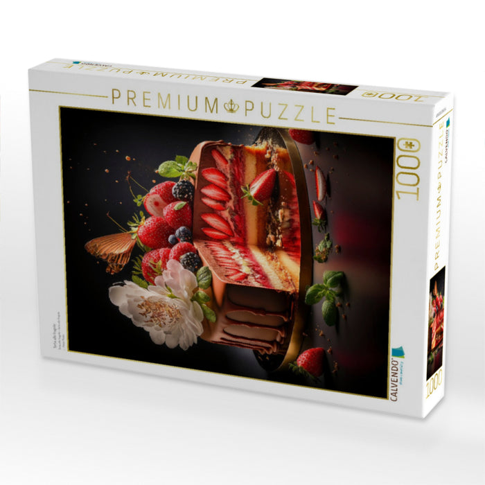 Torta alle fragole - CALVENDO Foto-Puzzle'