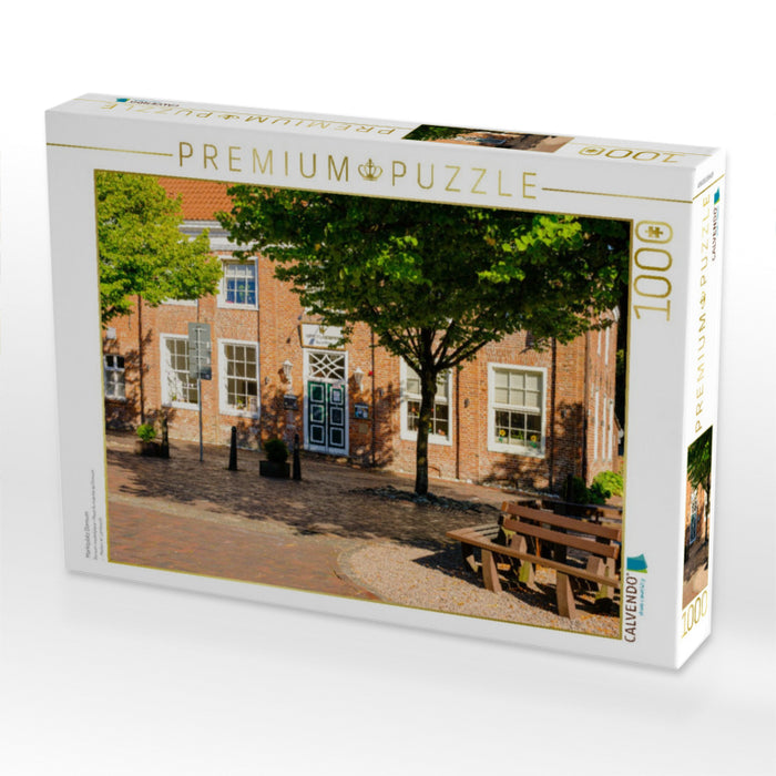 Marktplatz Dornum - CALVENDO Foto-Puzzle'