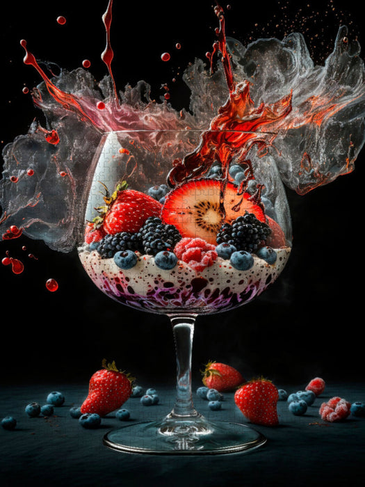 Früchtebecher - CALVENDO Foto-Puzzle'